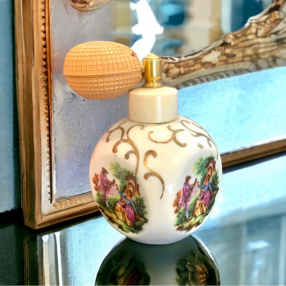 Irice Other - Vintage RARE Irice Hand Painted Perfume Bottle